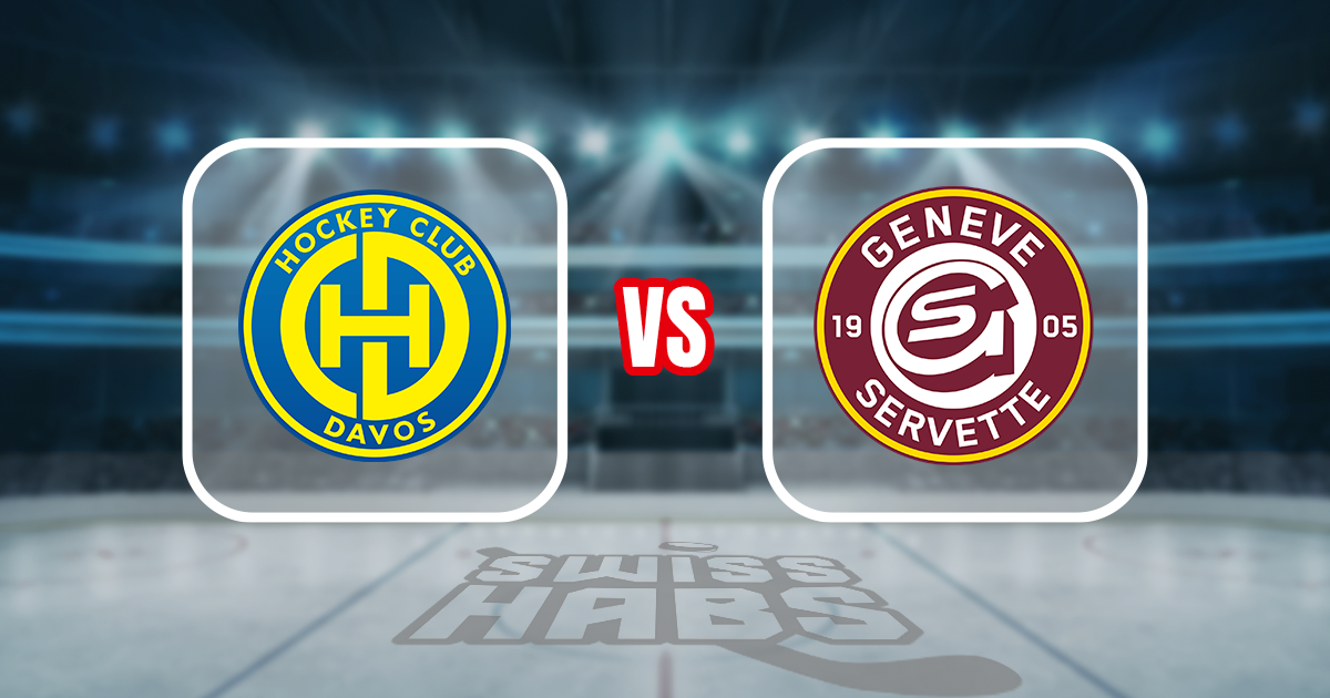 Formation des équipes et joueurs indisponibles pour le match Davos vs Genève